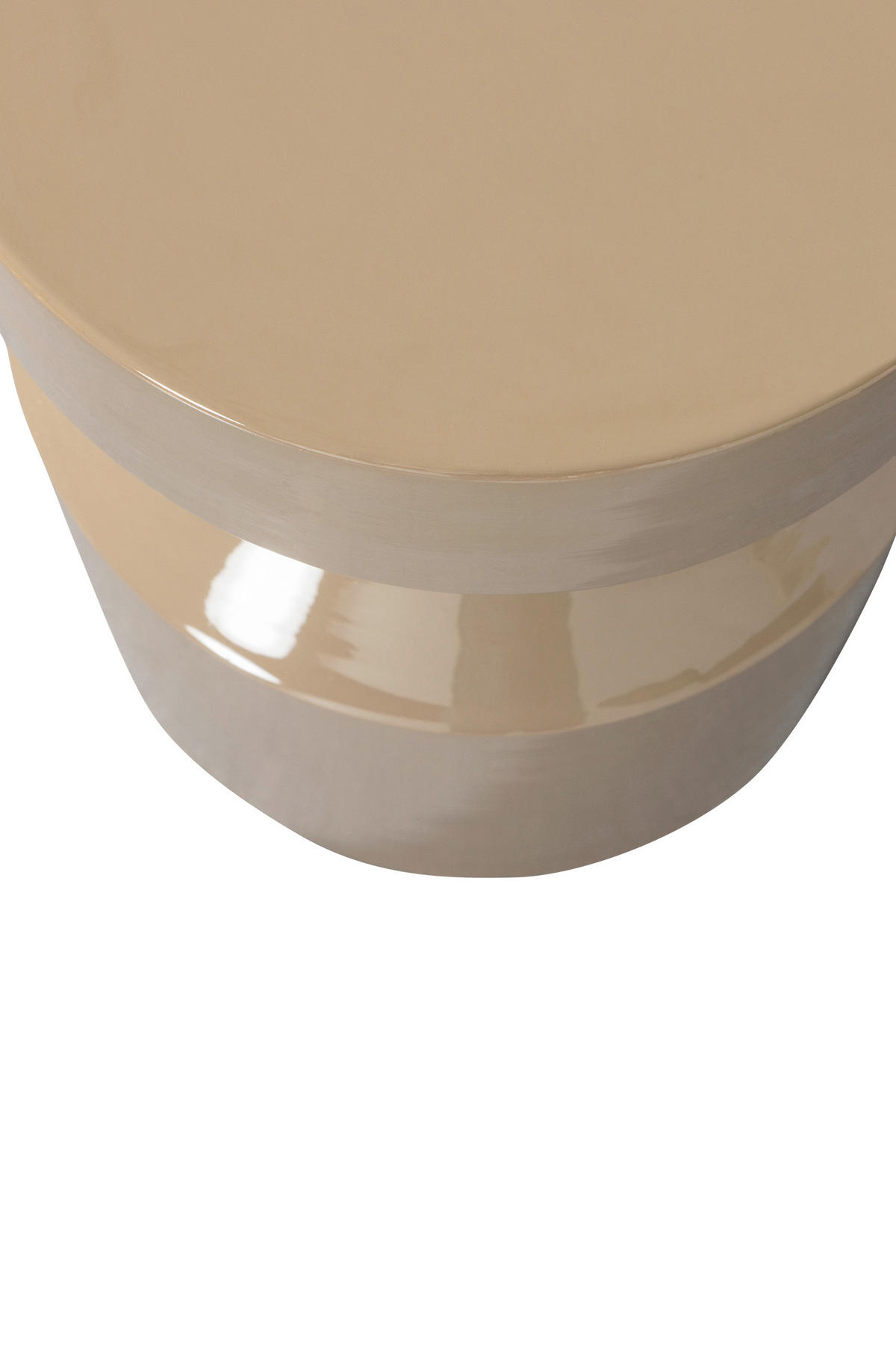 BEISTELLTISCH in Metall 30/30/47 cm  - Braun, Design, Metall (30/30/47cm) - Livetastic