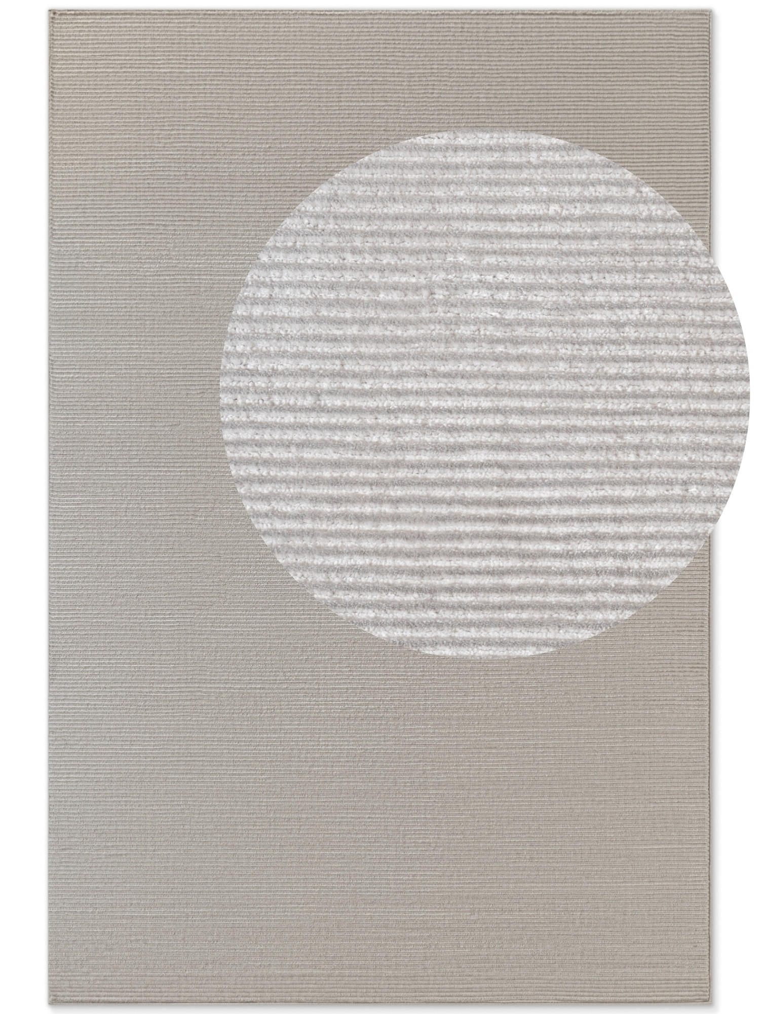 TEPPICH 120/170 cm Perles Creme, Grau  - Creme/Grau, Basics, Kunststoff (120/170cm) - Elle Decoration