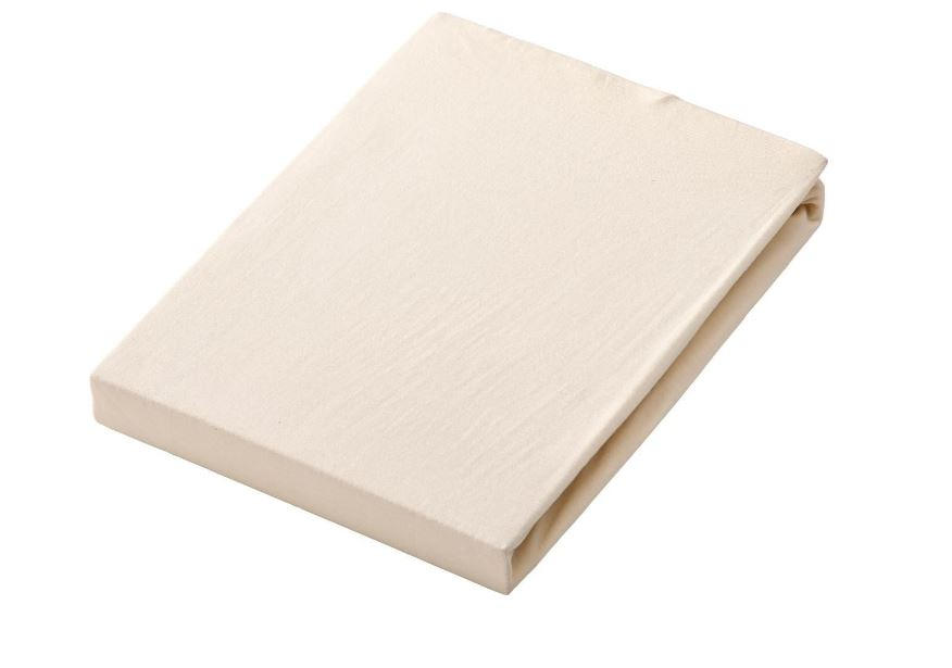 Novel ELASTICKÉ PROSTĚRADLO, žerzej, krémová, 180-200/200-220 cm