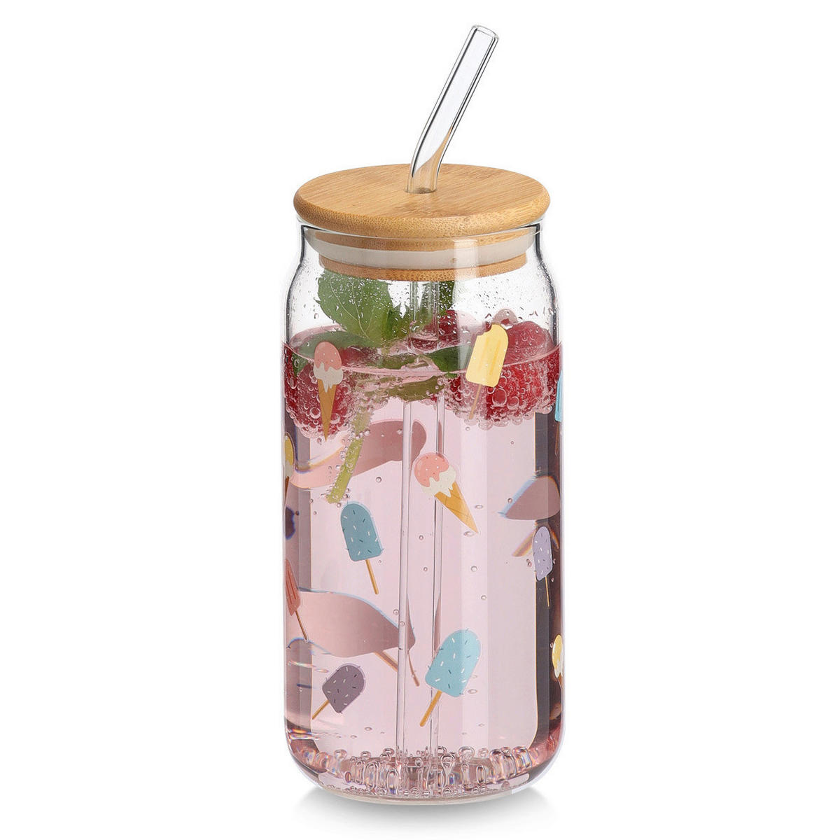 TRINKGLAS 500 ml  - Transparent, Trend, Glas (7,5/7,5/15,5cm)