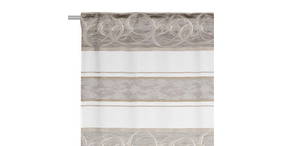 FERTIGVORHANG blickdicht - Beige, KONVENTIONELL, Textil (140/245cm) - Esposa