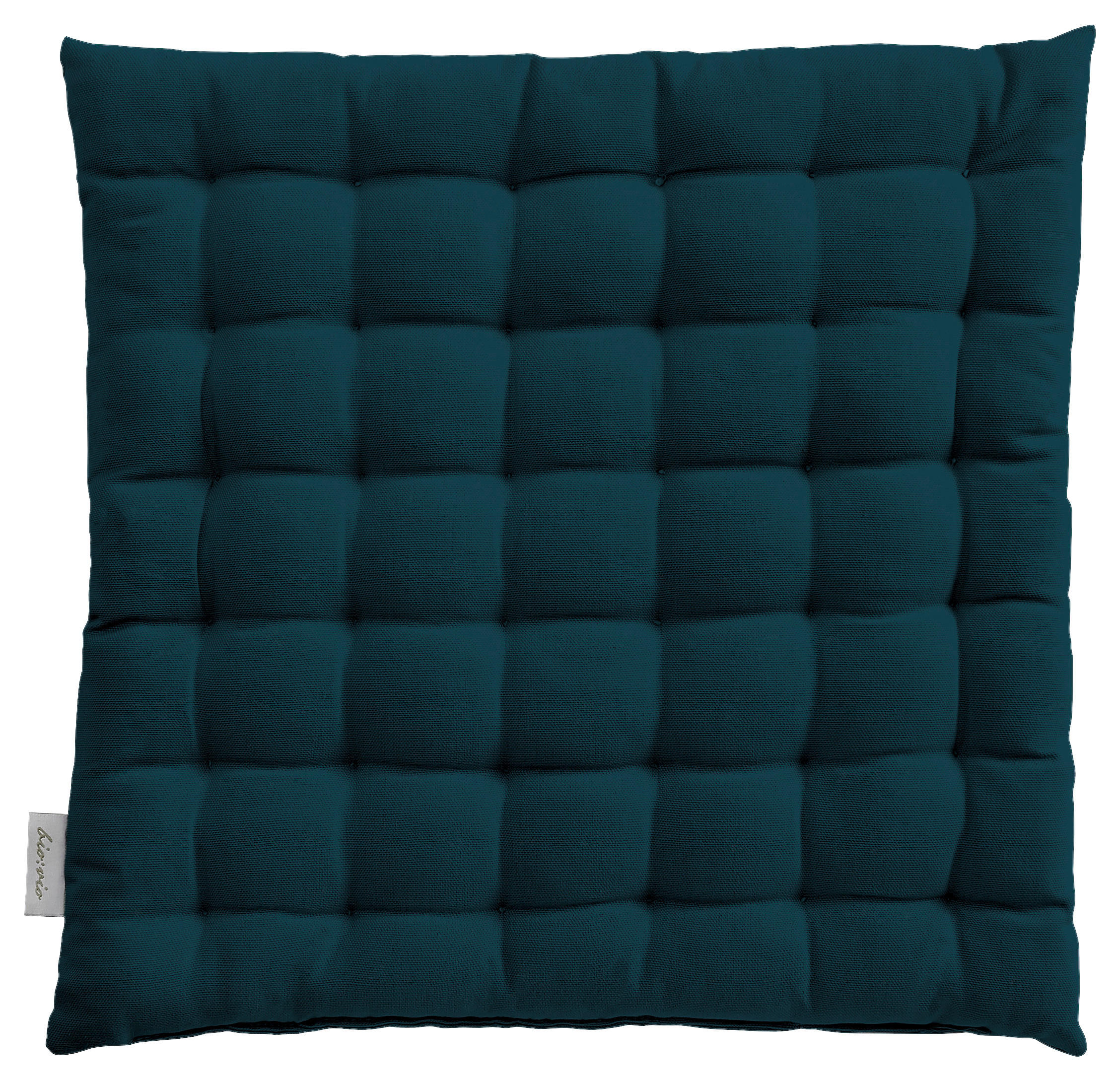 SITZKISSEN 38/38/4 cm  - Petrol, Basics, Textil (38/38/4cm) - Bio:Vio