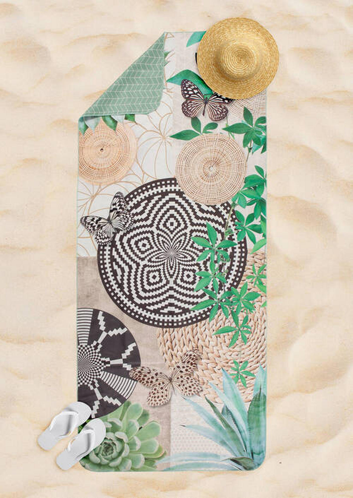 SPORTHANDTUCH 75/180 cm Multicolor  - Multicolor, Trend, Textil (75/180cm)