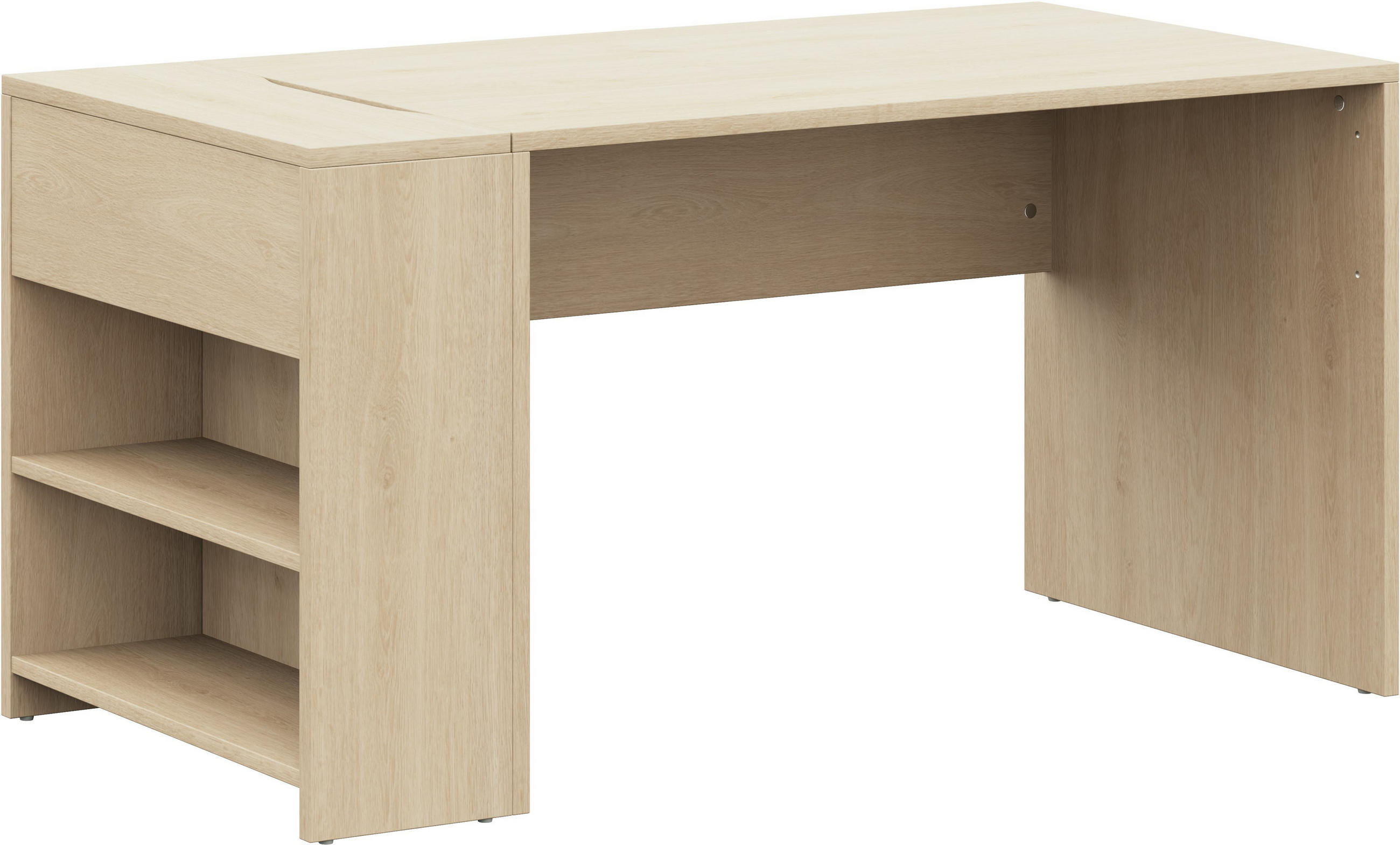 JUGENDSCHREIBTISCH 145/67/72 cm  - Eichefarben, Design, Holzwerkstoff (145/67/72cm) - Cantus