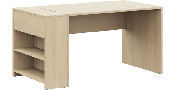 JUGENDSCHREIBTISCH 145/67/72 cm in verschiedenen Holz-Dekoren erhältlich  - Eichefarben, Design, Holzwerkstoff (145/67/72cm) - Cantus