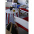 LOUNGEGARNITUR 7-teilig - Rot/Weiß, Design, Kunststoff/Textil - Ambia Garden LOUNGEGARNITUR 7-teilig - Rot/Weiß, Design, Kunststoff/Textil - Ambia Garden