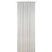 SCHLAUFENSCHAL  blickdicht   140/255 cm 2 Stück  - Weiß, Basics, Textil (140/255cm)