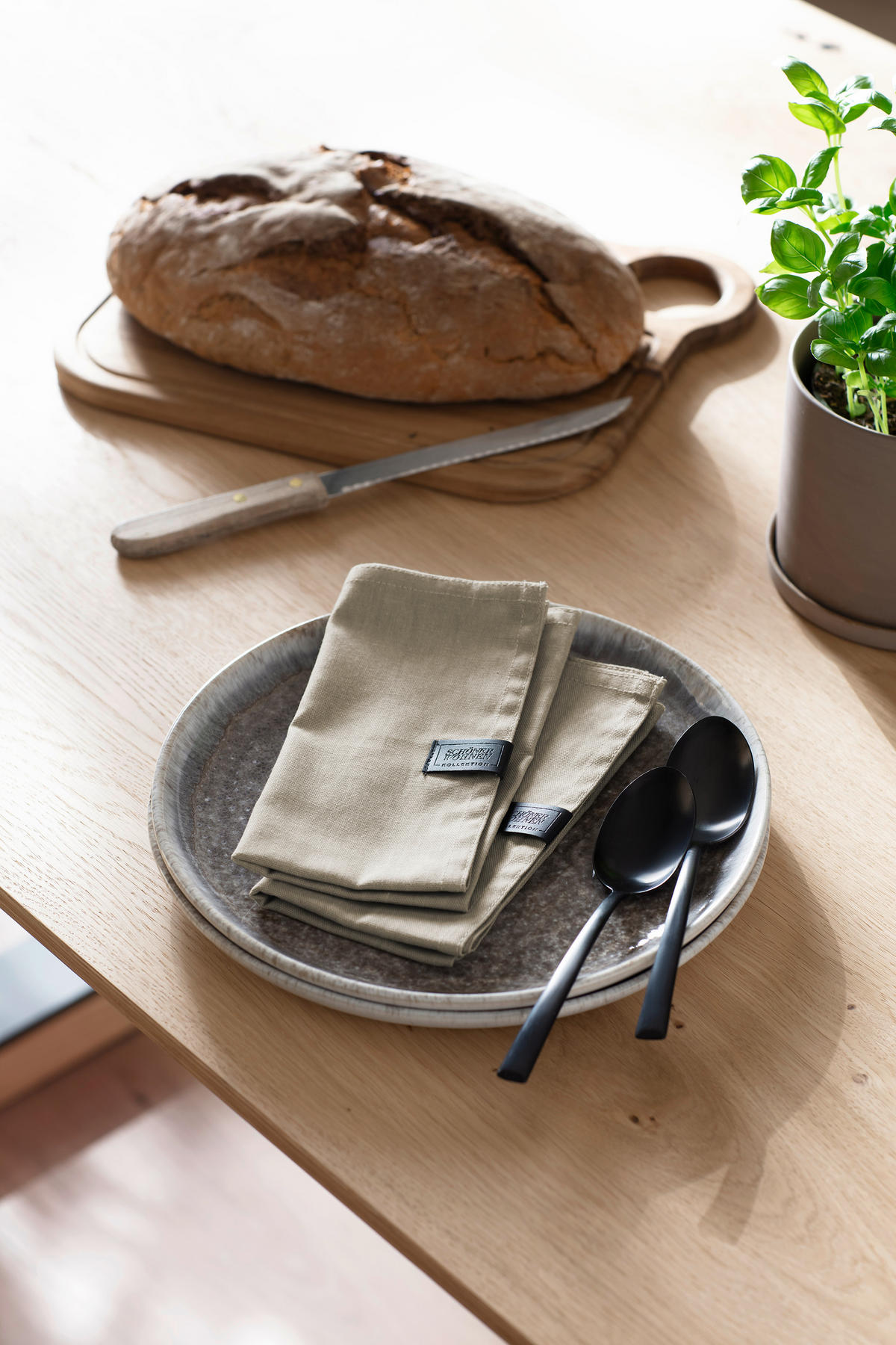 STOFFSERVIETTE 40/40 cm   - Sandfarben, Basics, Textil (40/40cm) - Schöner Wohnen