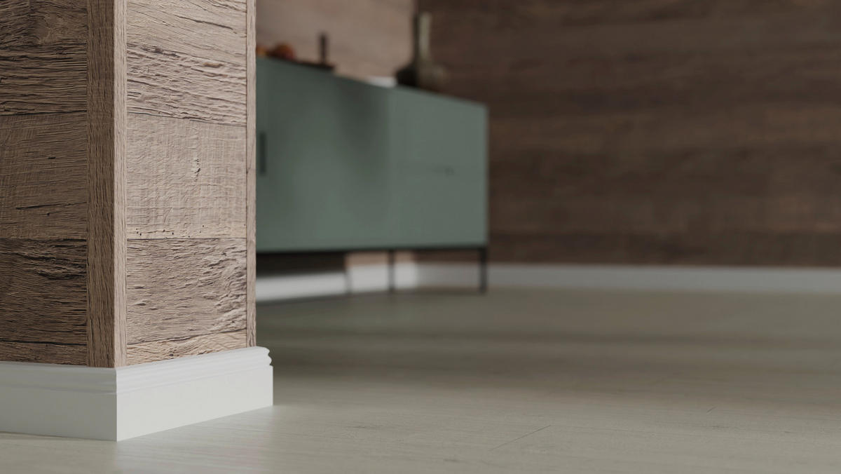 Winkelleiste Eiche - Eichefarben, Design, Naturmaterialien (240/2.2/4.5cm) - Egger Holzwerkstoffe