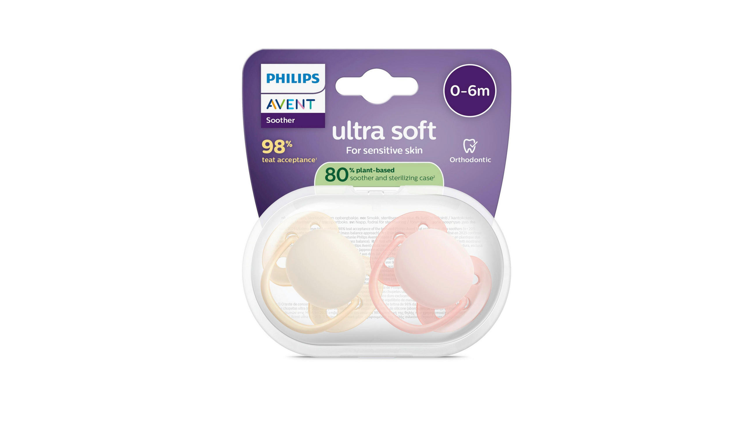 DUDA   - boje marelice/boje šampanjca, Basics, prirodni materijali (12.6/5.0/10.8cm) - Avent