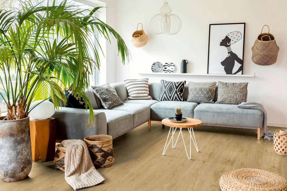 LAMINATBODEN Exquisit Plus  - Eichefarben, KONVENTIONELL, Holz (138.0/24.4/0.8cm)