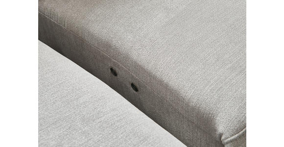 WOHNLANDSCHAFT in Chenille Silberfarben, Hellgrau  - Silberfarben/Hellgrau, Design, Textil/Metall (265/333/170cm) - Dieter Knoll