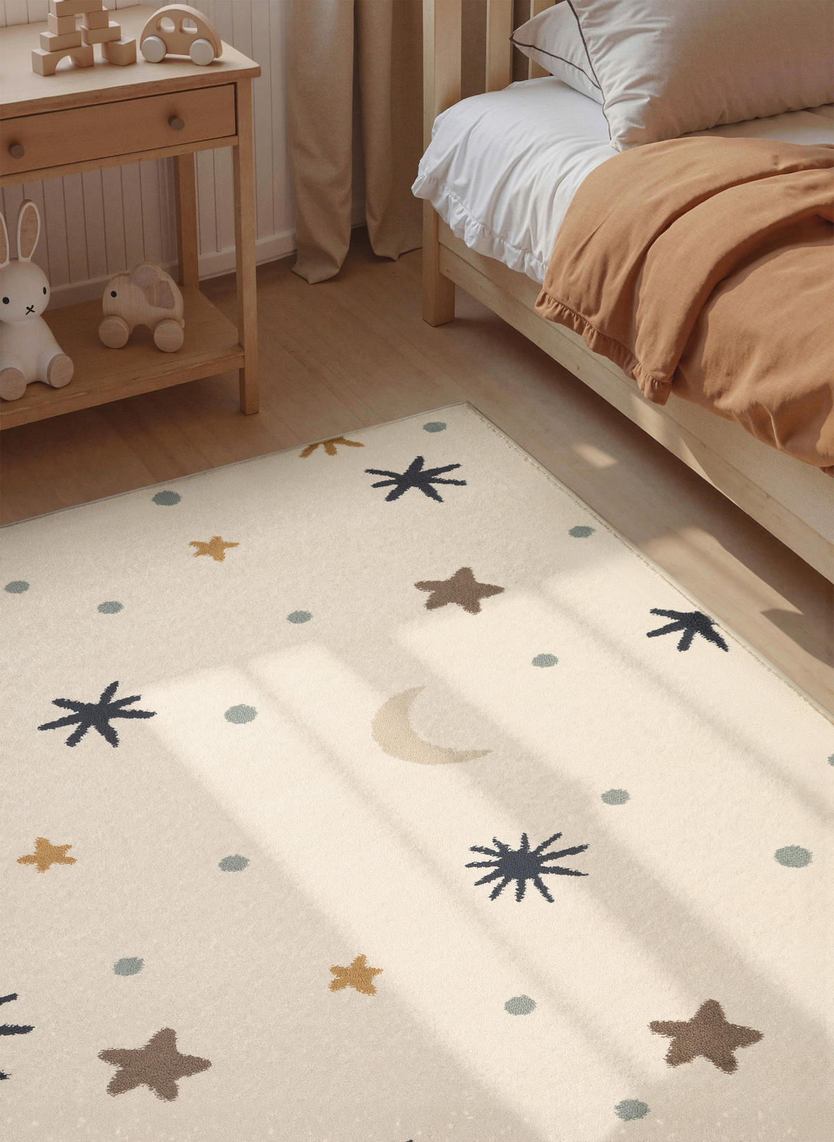 KINDERTEPPICH 160/235 cm Adventures Stern  - Multicolor/Creme, Design, Kunststoff/Textil (160/235cm) - Hanse Home