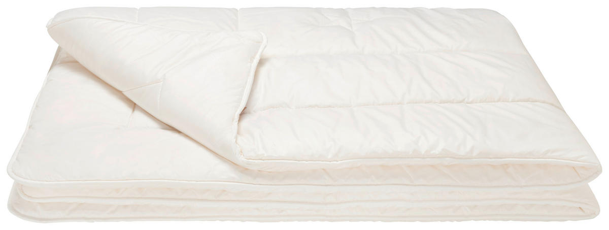 DUO-DECKE 140/200 cm  - Creme, Basics, Naturmaterialien (140/200cm) - Schlafmond