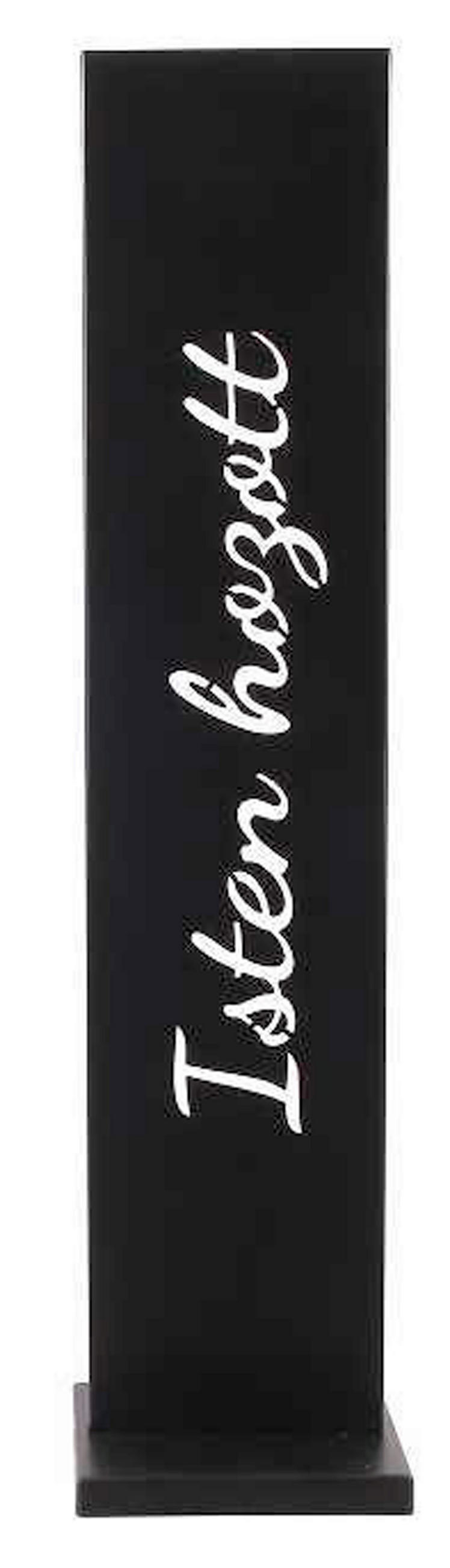 DEKOR ÁLLVÁNY - fekete, Basics, fém (18/77cm) - Ambia Home