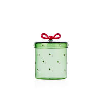 POSODA ZA SHRANJEVANJE  CHRISTMAS TALES            - rdeča/zelena, Trendi, steklo (9.6/13cm)