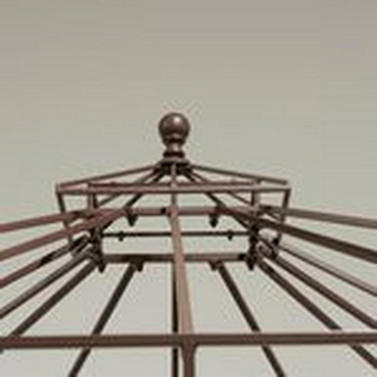 PAVILLON - Dunkelbraun, Basics, Metall (200/200/281cm)