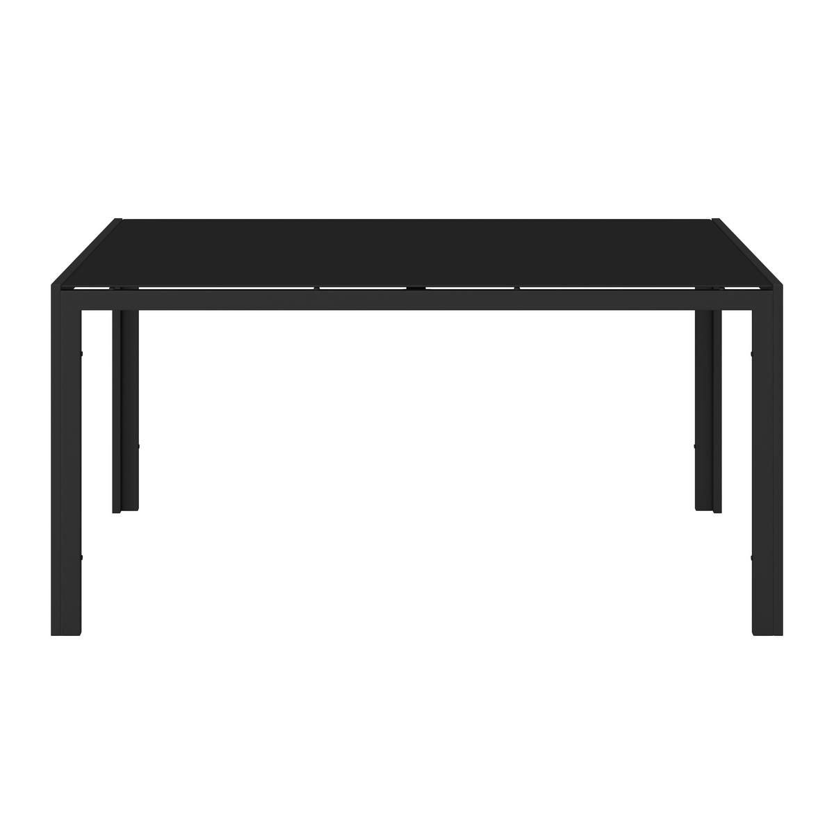 VRTNI SET   metal, staklo, tekstil  crna    - crna, Moderno, staklo/metal (54,5/150/91/72/74/85cm) - Luca Bessoni
