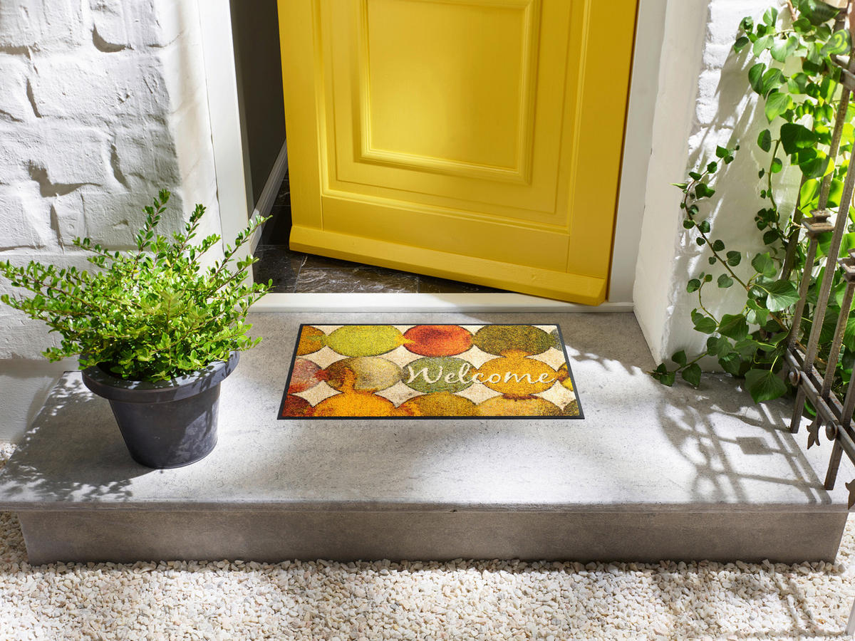 FUßMATTE 40/60 cm Charming Path  - Beige, Trend, Kunststoff/Textil (40/60cm) - wash+dry