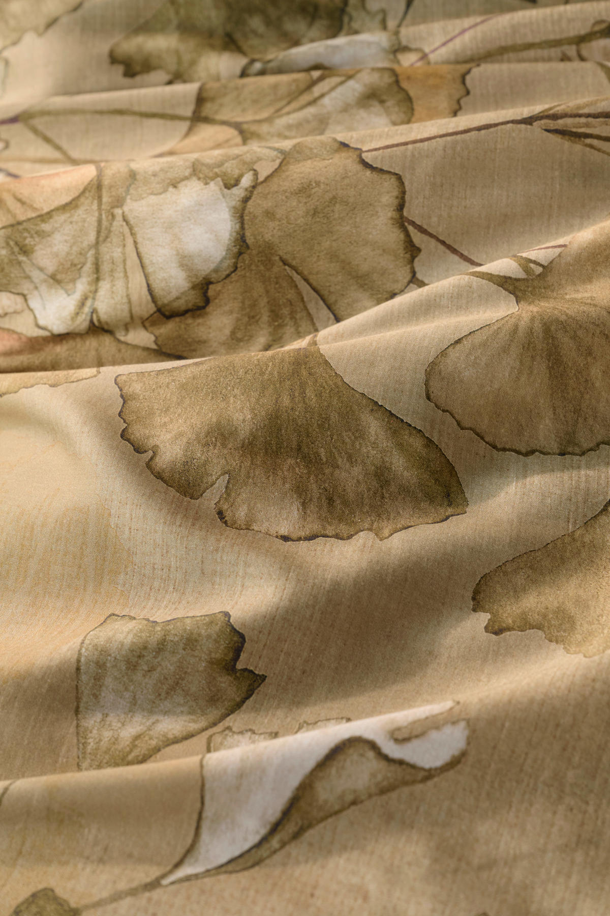 WENDEBETTWÄSCHE Palune Satin 140/200 cm  - Goldfarben, KONVENTIONELL, Textil (140/200cm) - Novel