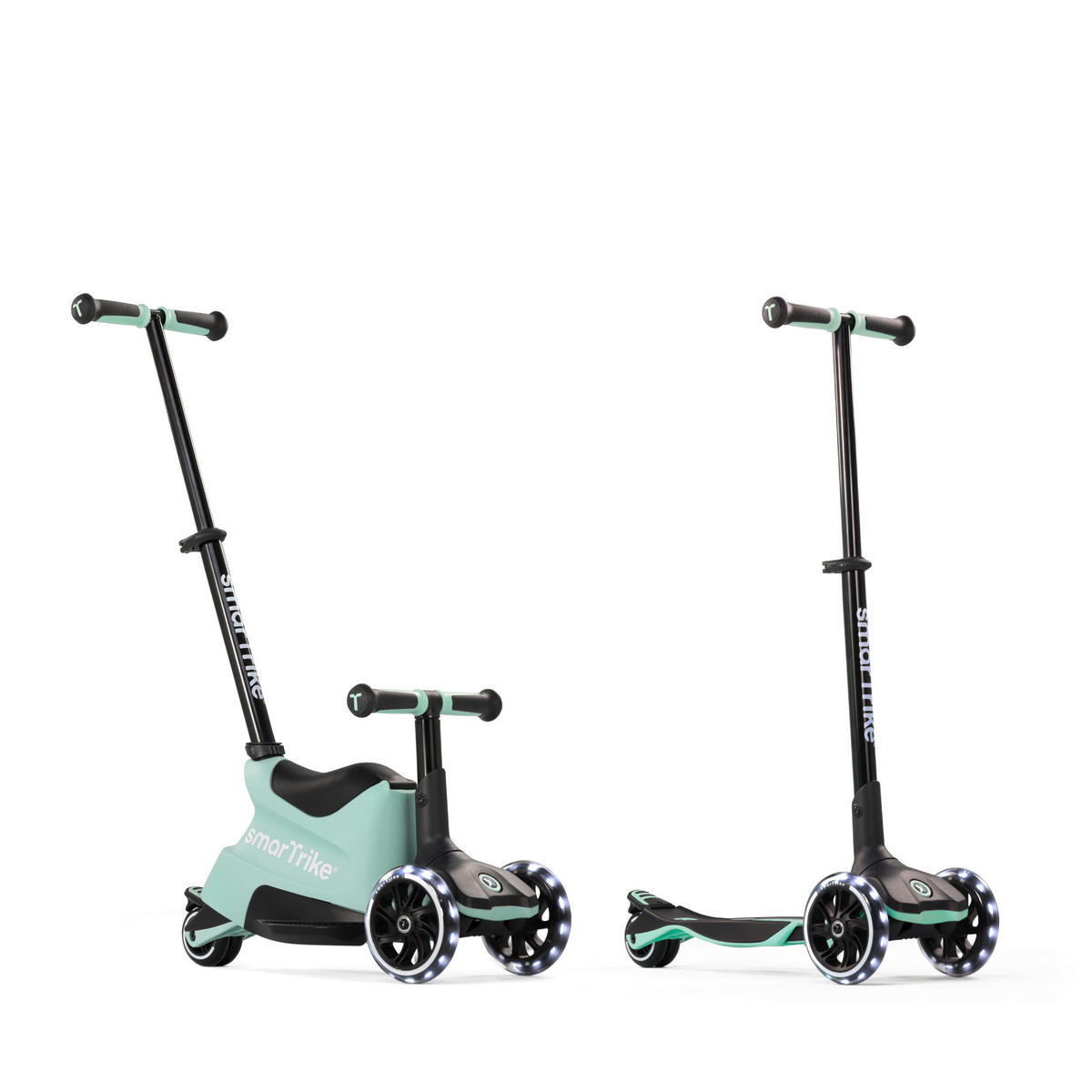 KINDERSCOOTER Xtend Ride-on  - Salbeigrün, Basics, Metall (25/90/66cm)