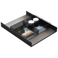 ORDNUNGSSYSTEM Holzwerkstoff  - Schwarz/Braun, MODERN, Holzwerkstoff (39,7/4,4/31,4cm) - Emilio Belluti