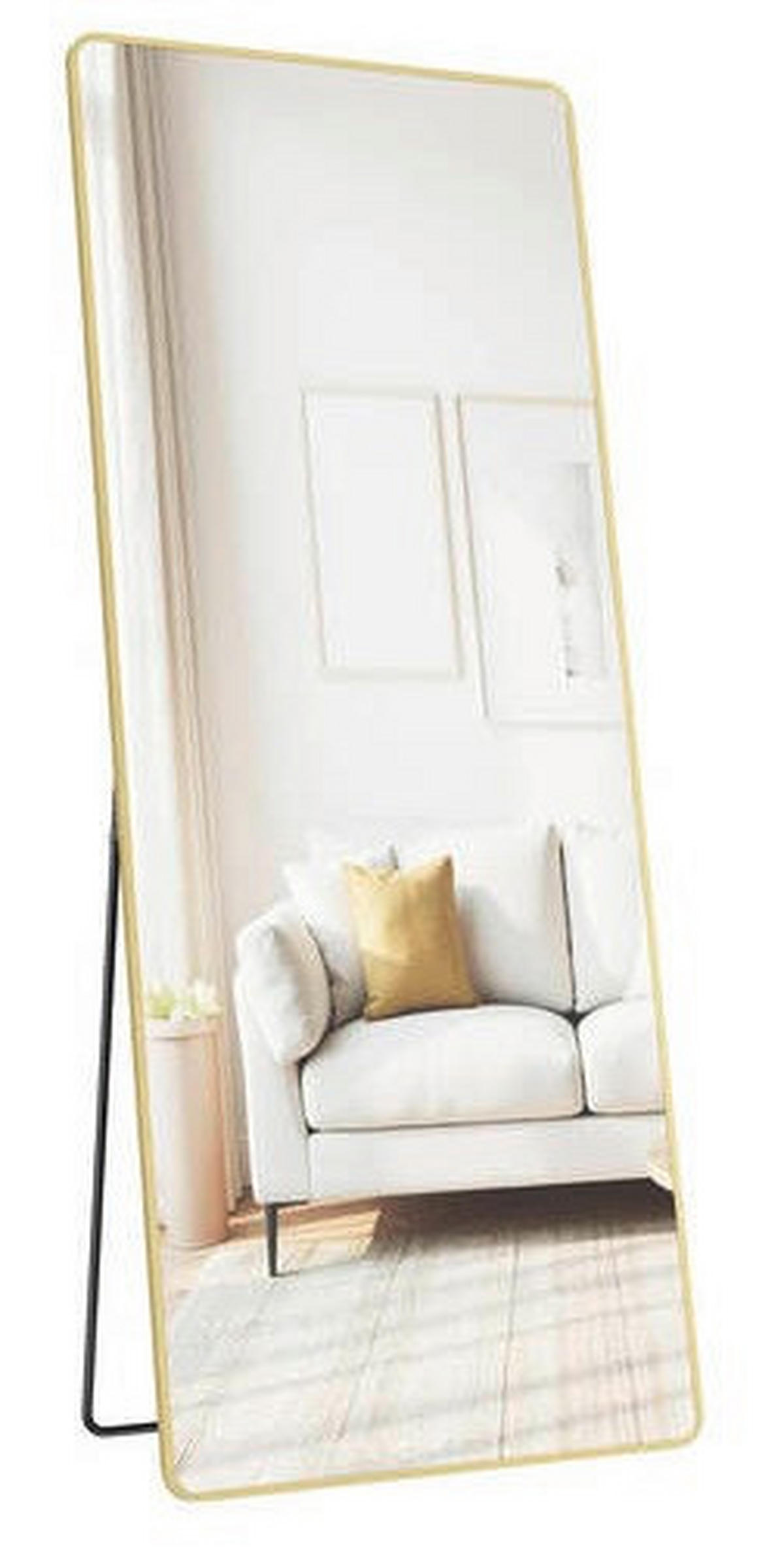 STANDSPIEGEL 60/165/33 cm  - Goldfarben, Trend, Glas/Metall (60/165/33cm) - Boxxx