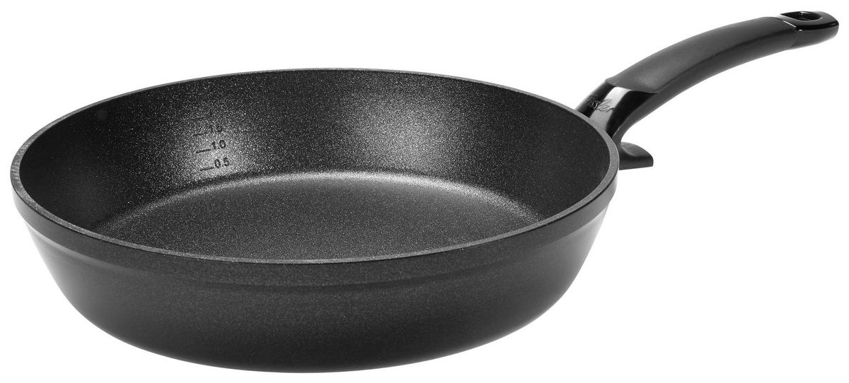 BRATPFANNE ADAMANT® COMFORT PTFE-Antihaftbeschichtung 28 cm  - Schwarz, Basics, Metall (28cm) - Fissler