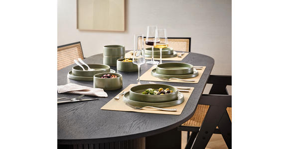 KOMBISERVICE Grün Kyoto 12-teilig 4 Personen  - Grün, Trend, Keramik - Novel