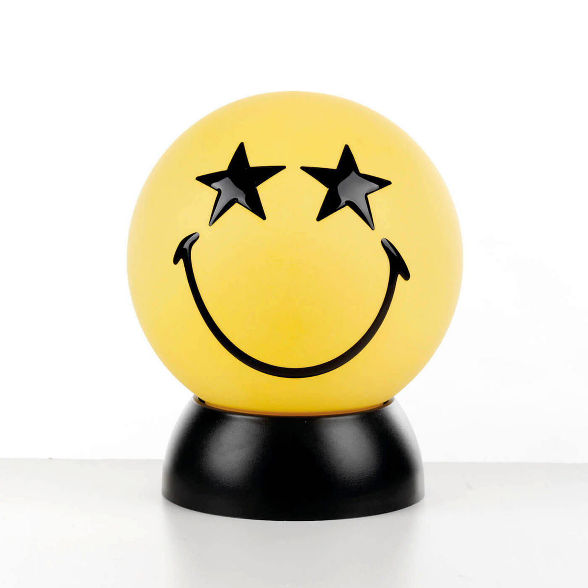 KINDERTISCHLEUCHTE 15/15/20 cm   - Hellgelb/Schwarz, Basics, Kunststoff (15/15/20cm)