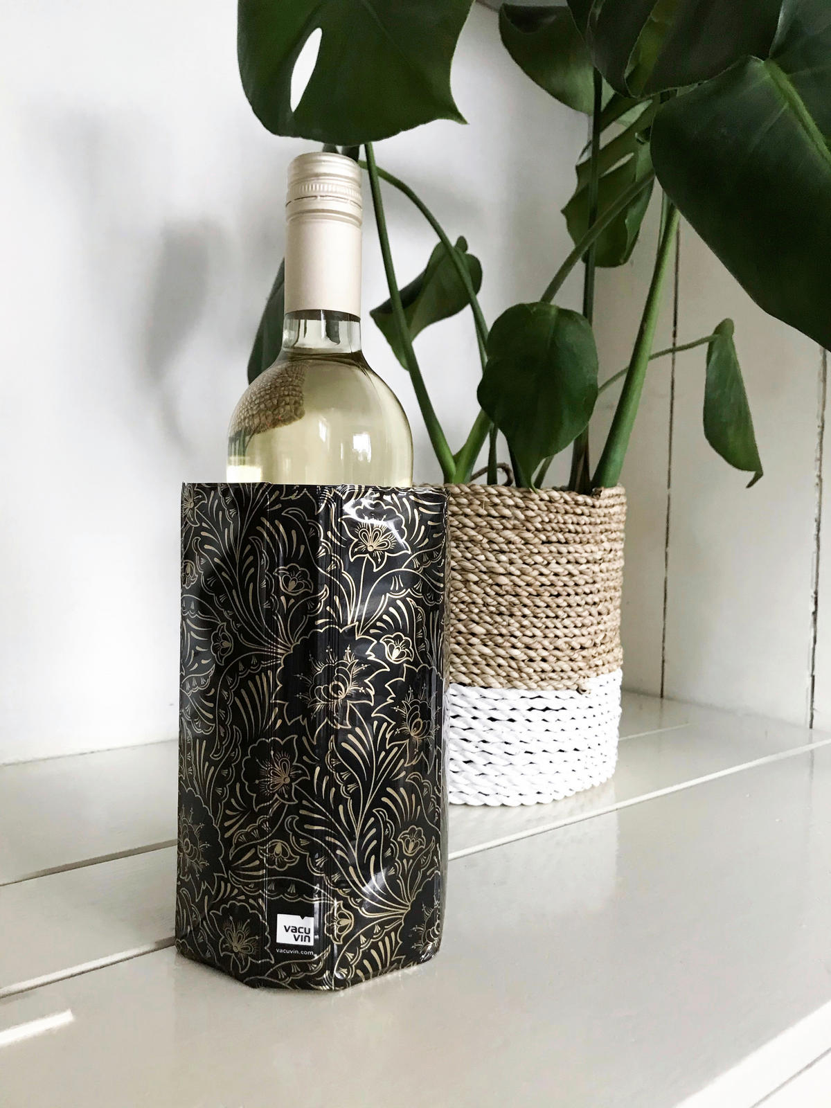 RASHLAĐIVAČ ZA VINO   - zlatna/crna, Osnovno, plastika (14.6/20.1/3.1cm) - Vacu Vin