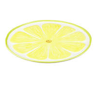 PLATZTELLER 27 cm  - Gelb/Braun, LIFESTYLE, Keramik (27cm)