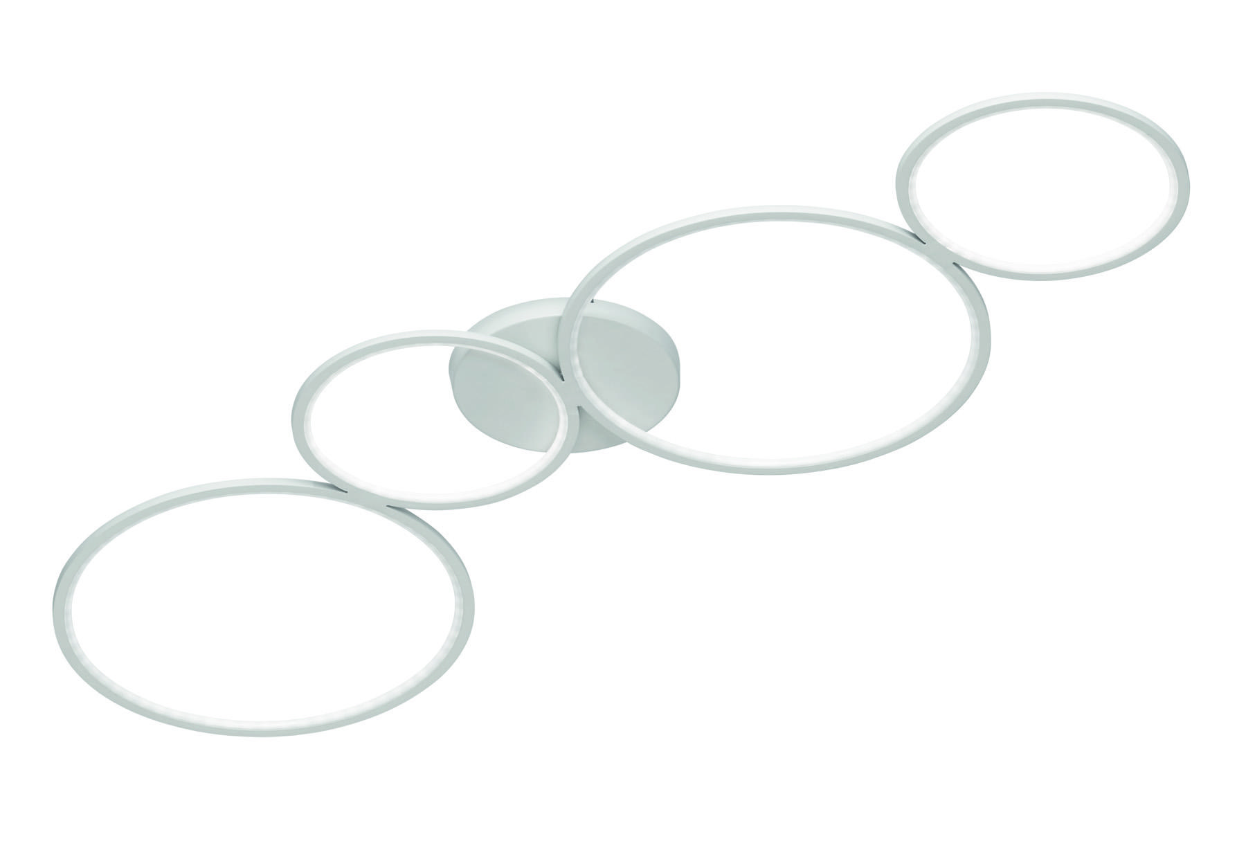 LED-DECKENLEUCHTE    97/5,5/34,3 cm  - Weiss, Design, Metall (97/5,5/34,3cm) - Trio Leuchten