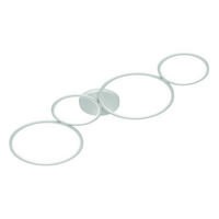 LED-DECKENLEUCHTE Rondo 97/5,5/34,3 cm   - Weiß, Design, Metall (97/5,5/34,3cm) - Trio Leuchten
