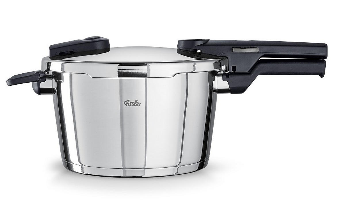 SCHNELLKOCHTOPF VITAQUICK GLOSSY® Poliert 6.0 L  - Silberfarben, Basics, Metall (6l) - Fissler