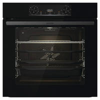 BACKOFENSET Black Pepper PSIbB  - Schwarz, Basics, Glas/Metall (60/60/54cm) - Gorenje