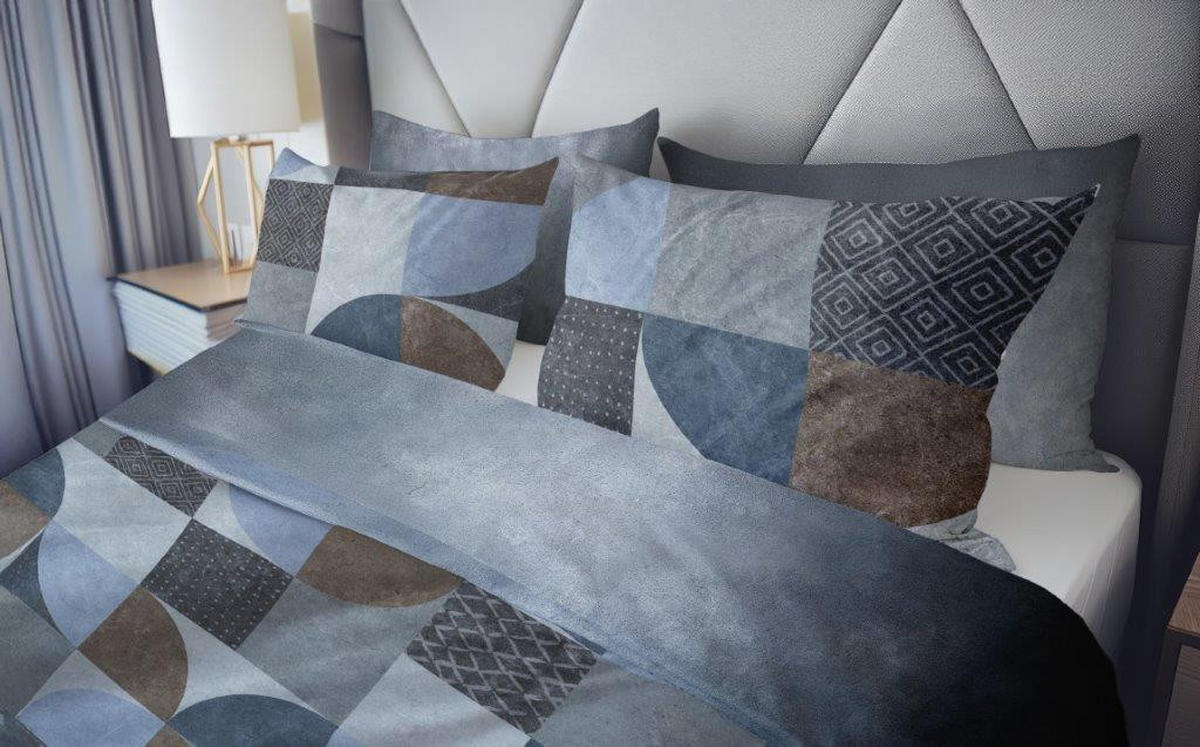 POSTELJINA S DVA LICA 140/200 cm   - siva, Basics, tekstil (140/200cm) - Esposa