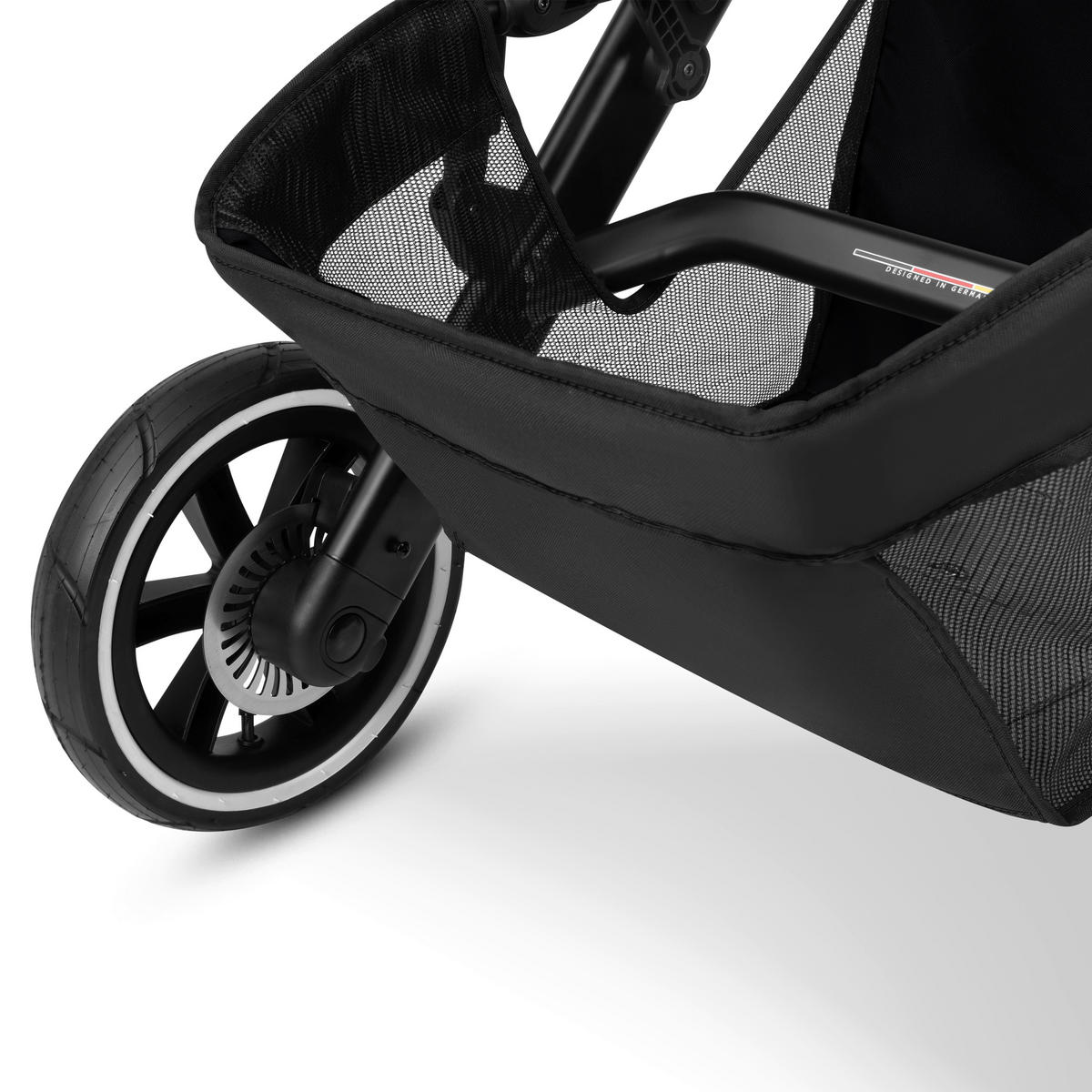 KOMBIKINDERWAGEN  SALSA RUN  INK  - Schwarz, Basics, Textil/Metall (95/63/109cm) - ABC Design
