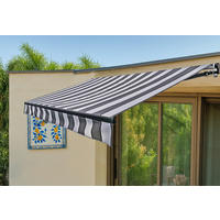 MARKISE - Anthrazit/Hellgrau, MODERN, Kunststoff/Metall (300/20/495cm) - Gardenson