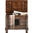 TRUHE - Braun/Weiß, Trend, Holz (65/50/40cm) - Ambia Home TRUHE - Braun/Weiß, Trend, Holz (65/50/40cm) - Ambia Home