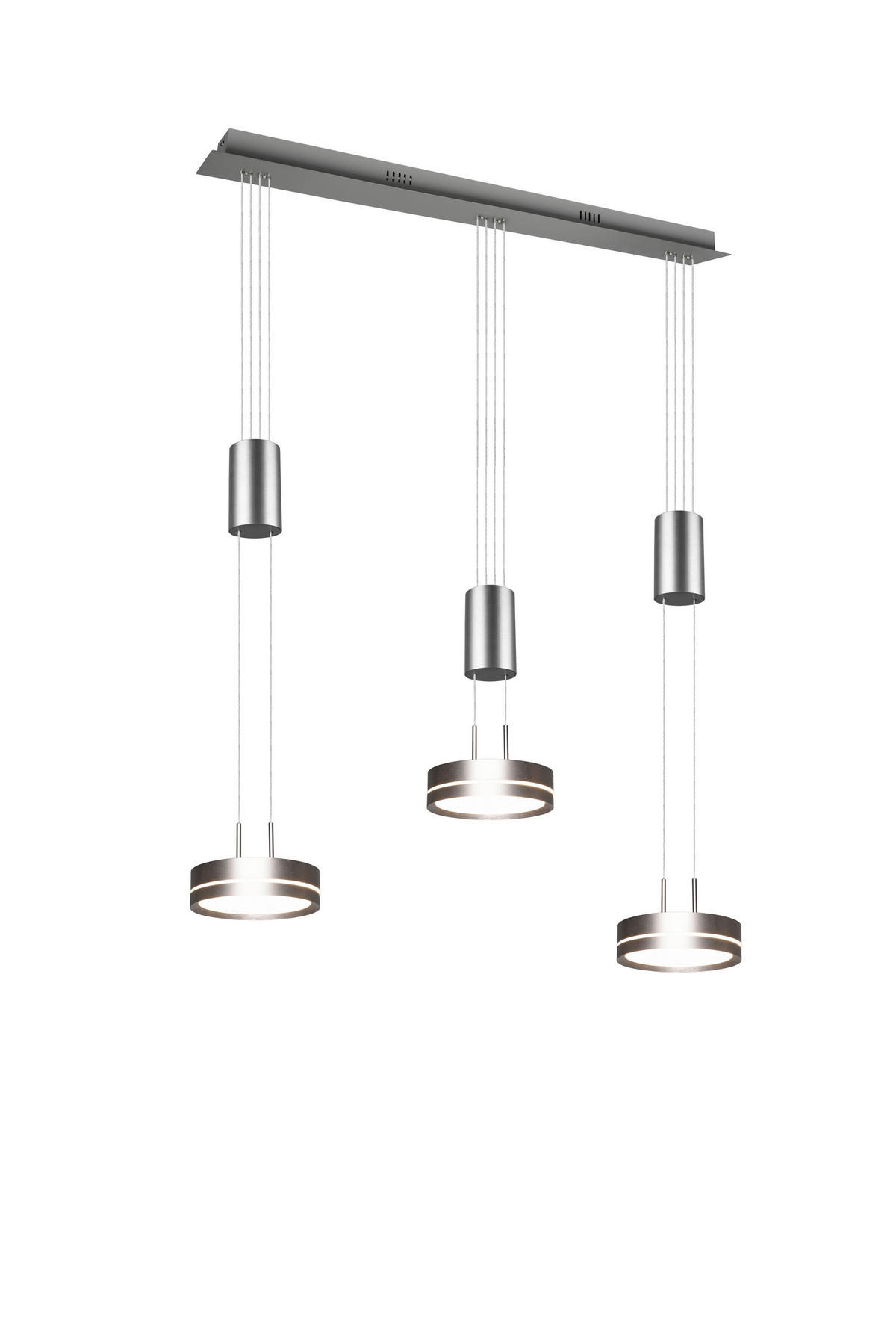 LED-HÄNGELEUCHTE  85/150/14 cm   - Nickelfarben, Basics, Metall (85/150/14cm) - Trio Leuchten