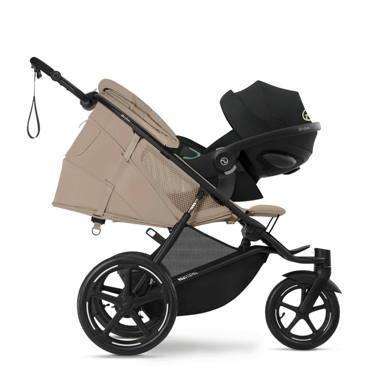 JOGGER Avi Spin  - Beige/Schwarz, LIFESTYLE, Textil (118,5/68,5/113cm) - cybex GOLD