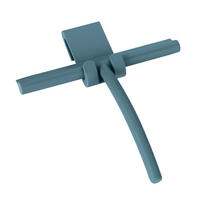 DUSCHABZIEHER - Blau, KONVENTIONELL, Kunststoff (21/25,5/4cm) - Schöner Wohnen