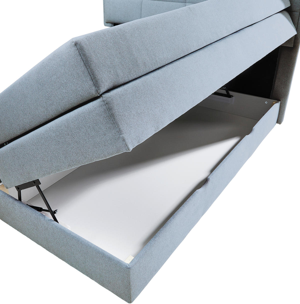 BOXSPRINGBETT 160/200 cm  in Türkis  - Türkis/Schwarz, Konventionell, Kunststoff/Textil (160/200cm) - Esposa