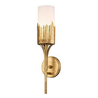 WANDLEUCHTE Quintiesse 45,7/11,4/10,2 cm  - Goldfarben, KONVENTIONELL, Glas/Metall (45,7/11,4/10,2cm) - Elstead Lighting