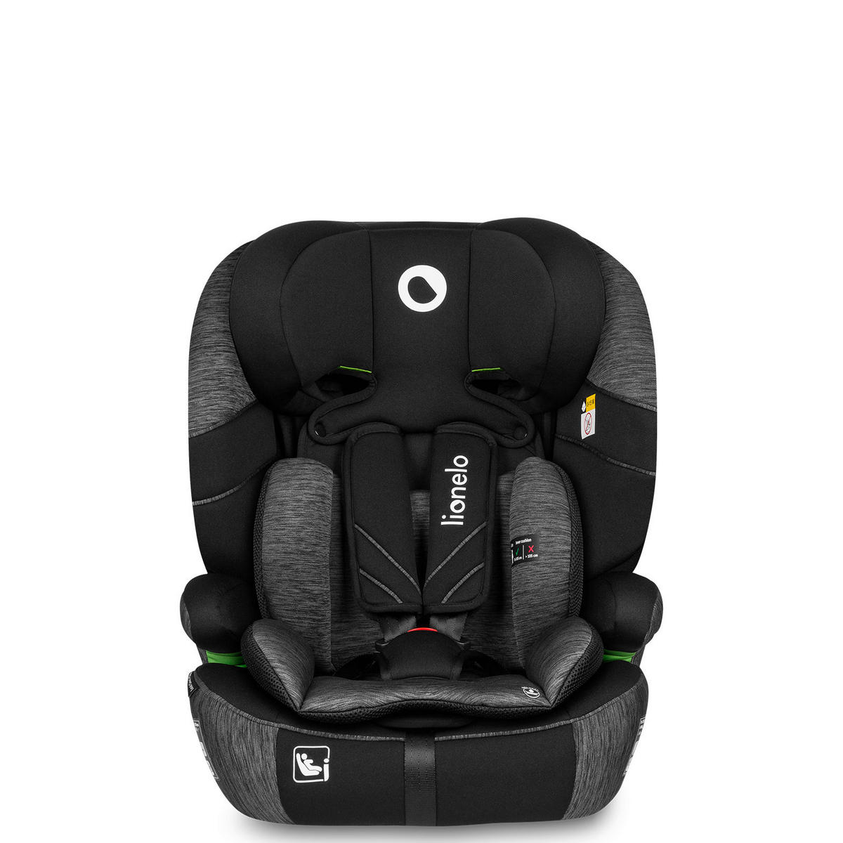 KINDERAUTOSITZ Levi One i-Size  - Schwarz/Grau, Basics, Kunststoff/Textil (52/46.5/58cm) - Lionelo