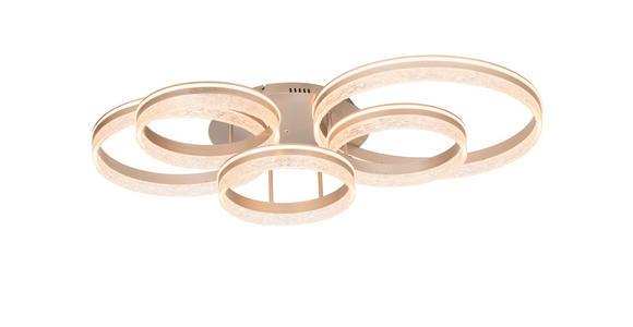 LED-DECKENLEUCHTE 100/56/22 cm   - Cappuccino, Design, Kunststoff/Metall (100/56/22cm) - Novel