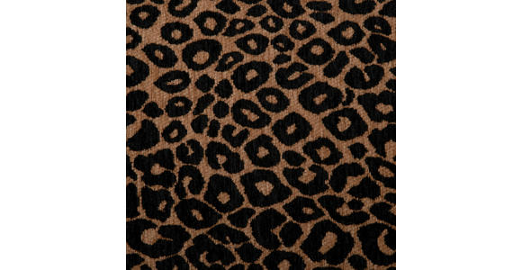 ARMLEHNSTUHL  Stoffauswahl, Sitzfläche 360° drehbar, automatische Rückholfunktion Jacquard  - Schwarz/Braun, Design, Textil/Metall (59/89.5/63cm) - Novel