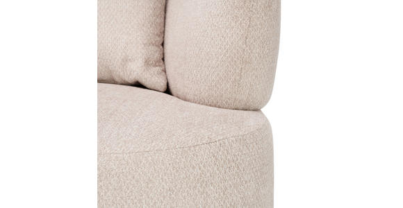 ECKSOFA in Chenille Beige  - Dunkelgrün/Beige, MODERN, Kunststoff/Textil (166/235cm) - Hom`in