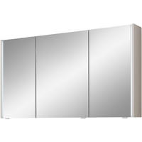 OMARA Z OGLEDALOM 125,5/70,3/17,6 cm  - srebrne barve/kašmir, Design, kovina/steklo (125,5/70,3/17,6cm) - Sadena